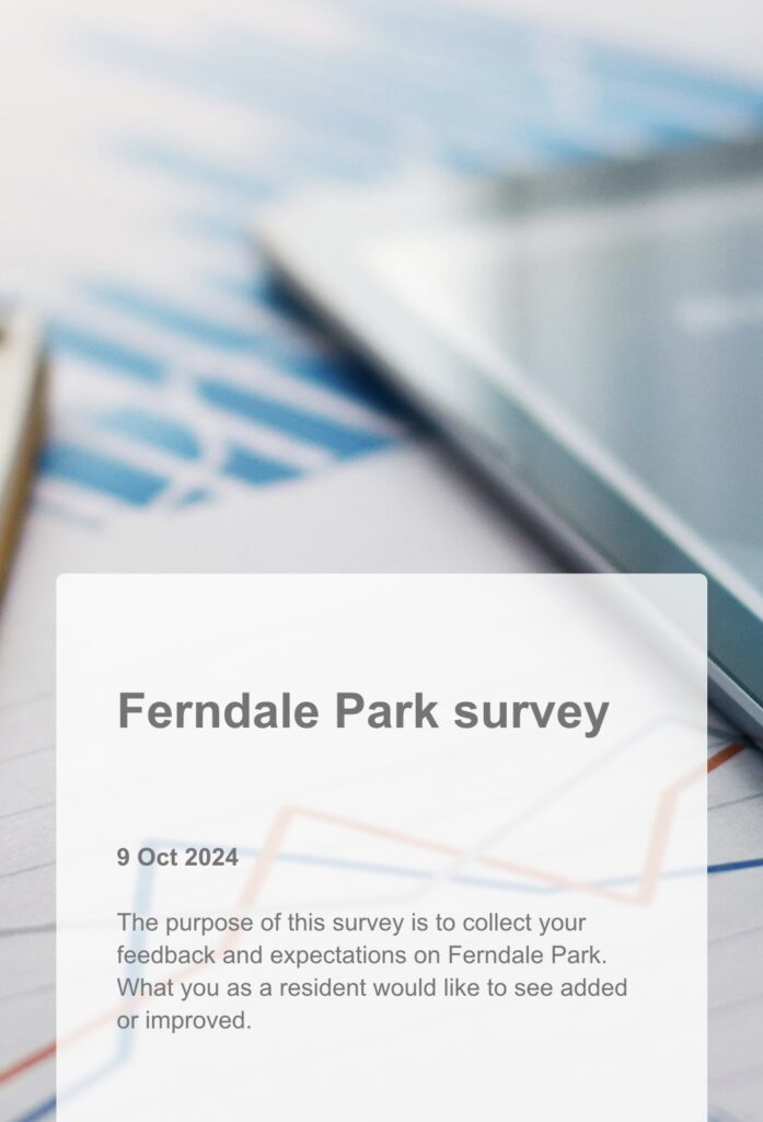 Ferndale Park Community Survey